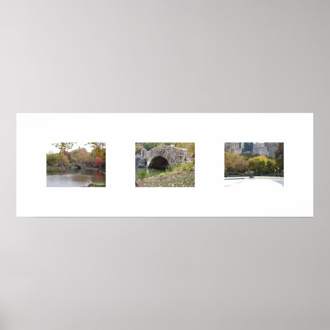 Póster Los puentes en color (Frente)