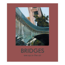 Los puentes están arriba en el Poster de Demotivac