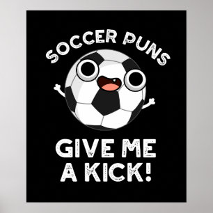 Póster Los Punteros De Fútbol Me Dan Un Pun Deportivo Osc