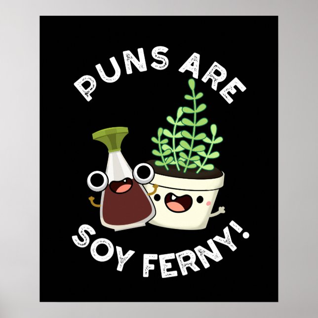 Póster Los puntitos son la planta de salsa de soja Ferny  (Frente)