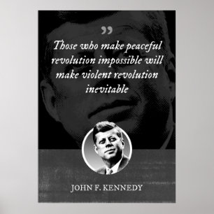 Póster Los que hacen imposible la revolución pacífica