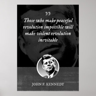 Póster Los que hacen imposible la revolución pacífica