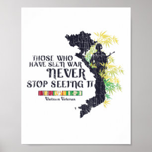 Póster Los Que Han Visto La Guerra Nunca Dejan De Verla.