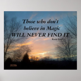 PÓSTER LOS QUE NO CREEN A DAHL