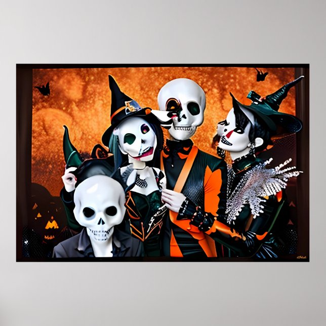 Póster Los que se resisten a Halloween (Frente)