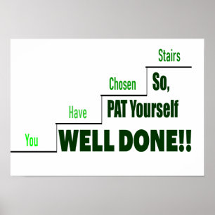 Póster Los que "tome a escaleras "