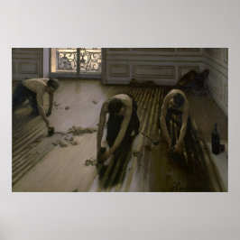 Póster Los rascacielos del suelo por Gustave Caillebotte