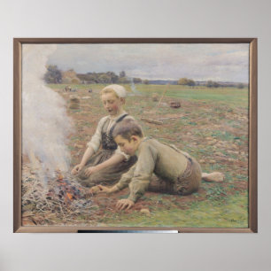 Póster Los Recolectores De La Papa, 1898