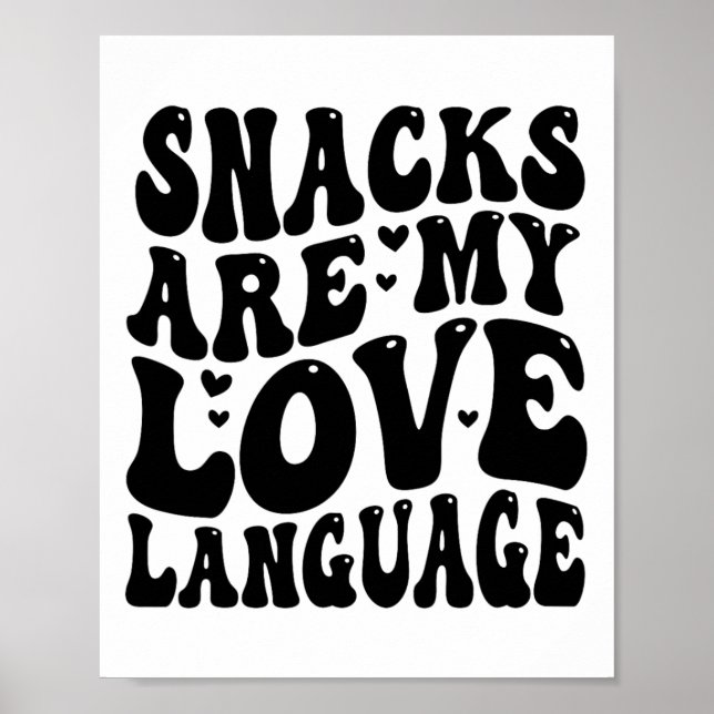 Póster Los refrigerios son mi lengua de amor, Valentín de (Frente)