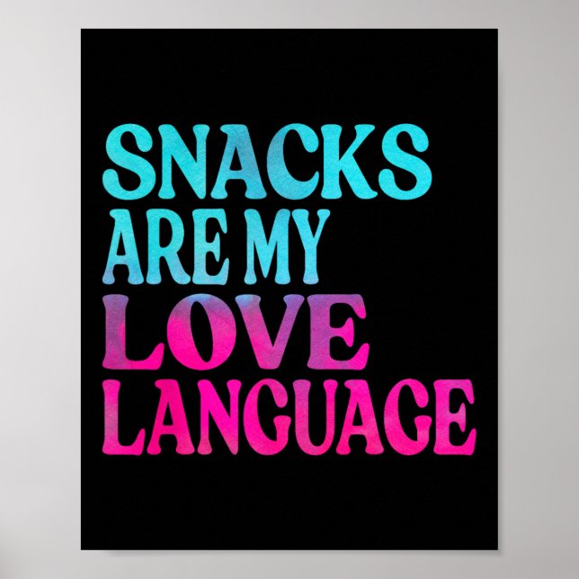 Póster Los refrigerios son mi lengua de amor, Valentín de (Frente)