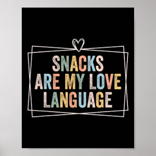 Póster Los refrigerios son mi lengua de amor, Valentín de