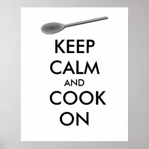 Póster Los regalos de la cocina guardan calma y cocinan