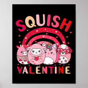 Póster Los Regalos De San Valentín Atractivo Para Niños Y