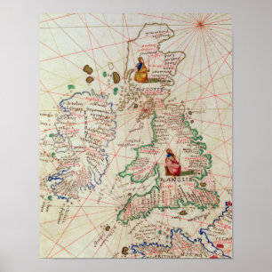 Póster Los reinos de Inglaterra y Escocia