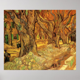 Póster Los reparadores de caminos por Vincent van Gogh