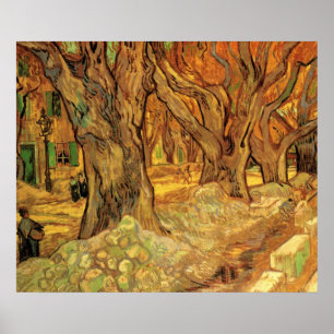 Póster Los reparadores de caminos por Vincent van Gogh
