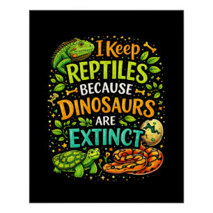 Póster Los reptiles mandan