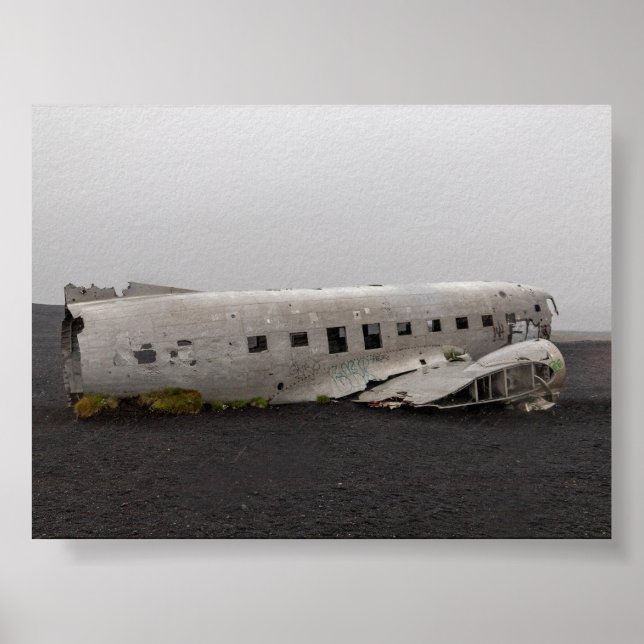 Póster Los restos del avión DC9 (Frente)
