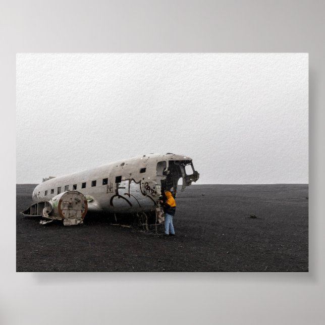 Póster Los restos del avión DC9 (Frente)