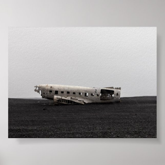 Póster Los restos del avión DC9 (Frente)