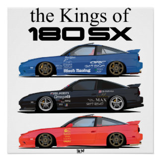Póster los reyes de 180SX