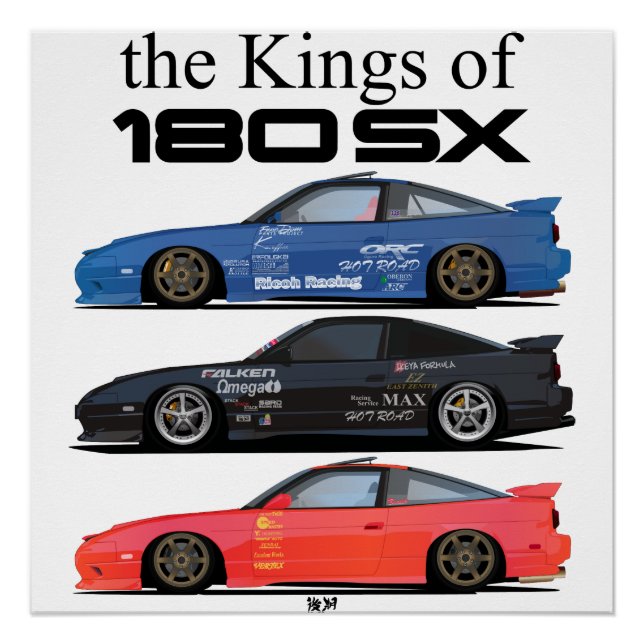 Póster los reyes de 180SX (Anverso)