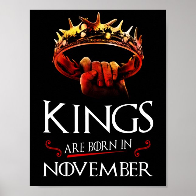 Póster Los Reyes Nacieron En Noviembre (Frente)