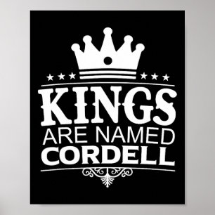 Póster Los Reyes Se Llaman Cordell Funny Personalizado No