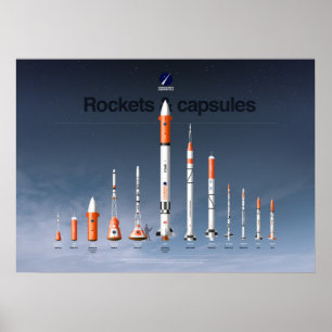 Póster Los Rockets y las cápsulas de Copenhague