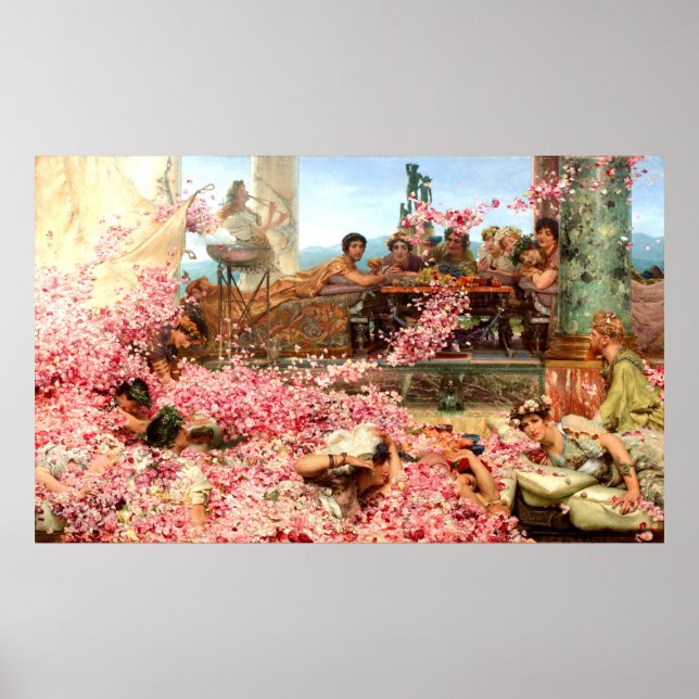 Póster Los Rosas de Heliogabalus, Lawrence Alma-Tadema (Frente)