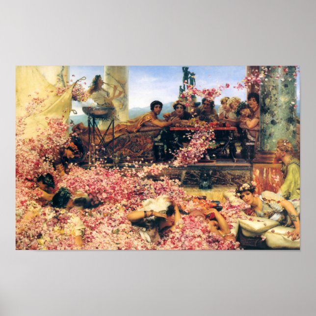 Póster Los Rosas de Heliogabalus por Lawrence Alma-Tadema (Frente)