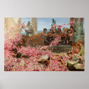 Póster Los Rosas de Heliogabalus Sir Lawrence Alma-Tadema