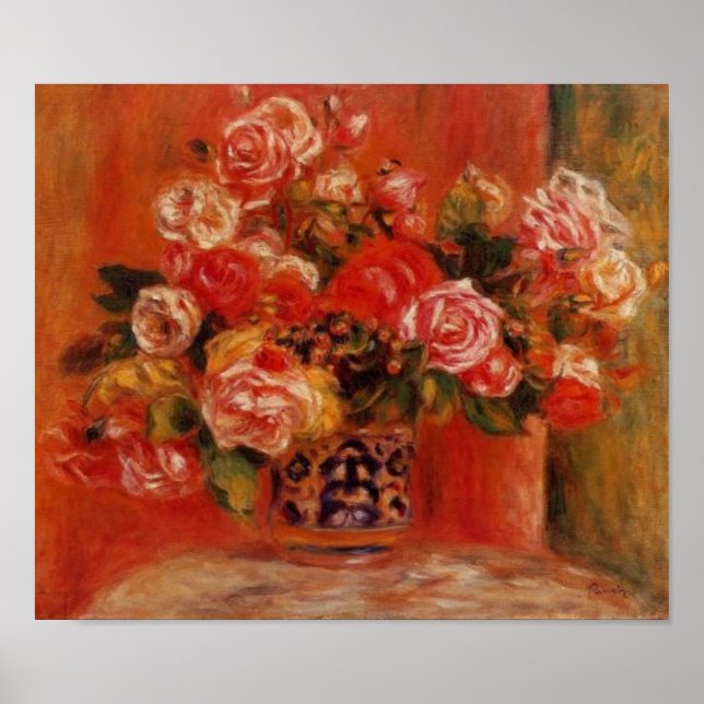 Póster Los Rosas de Renoir en una vida tranquila (Frente)