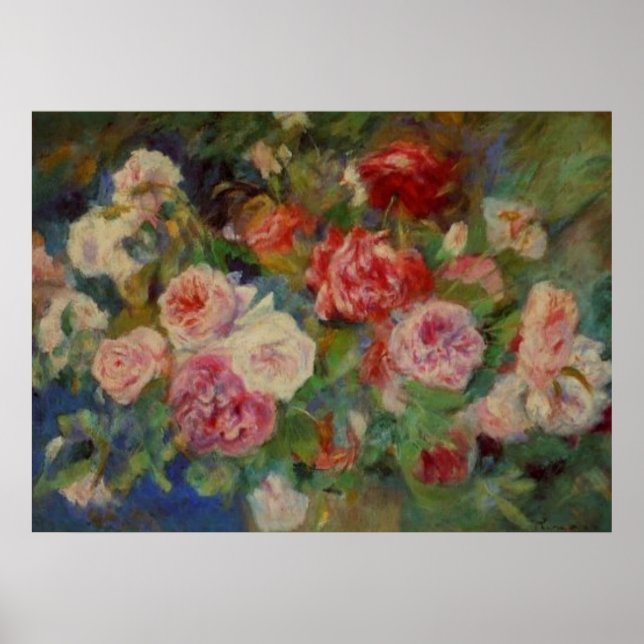 Póster Los Rosas de Renoir en una vida tranquila (Frente)
