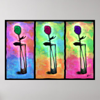 Póster Los rosas son rojos