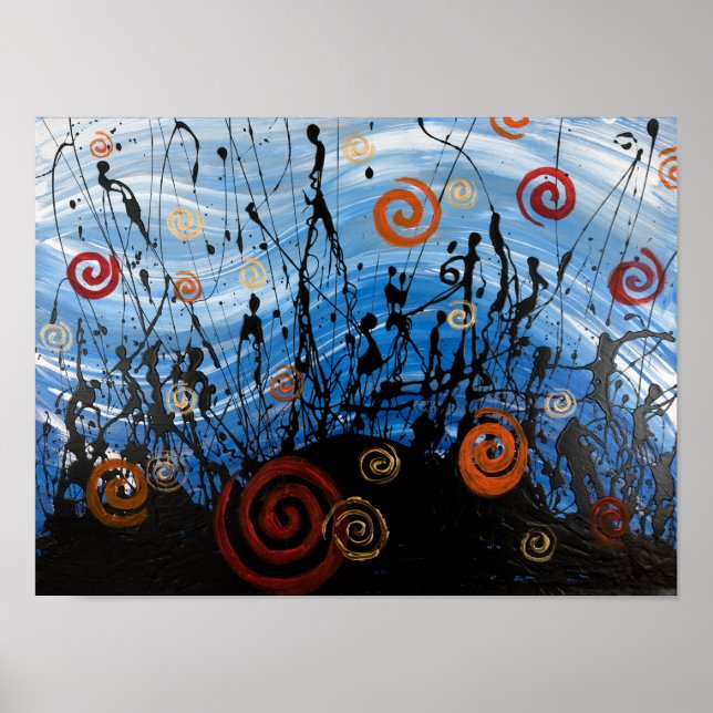 Póster Los santos se van a marchar Poster (Frente)