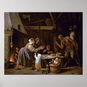 Póster Los sátiros y la familia