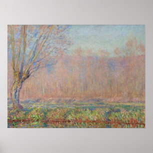 Póster Los sauces - Claude Monet
