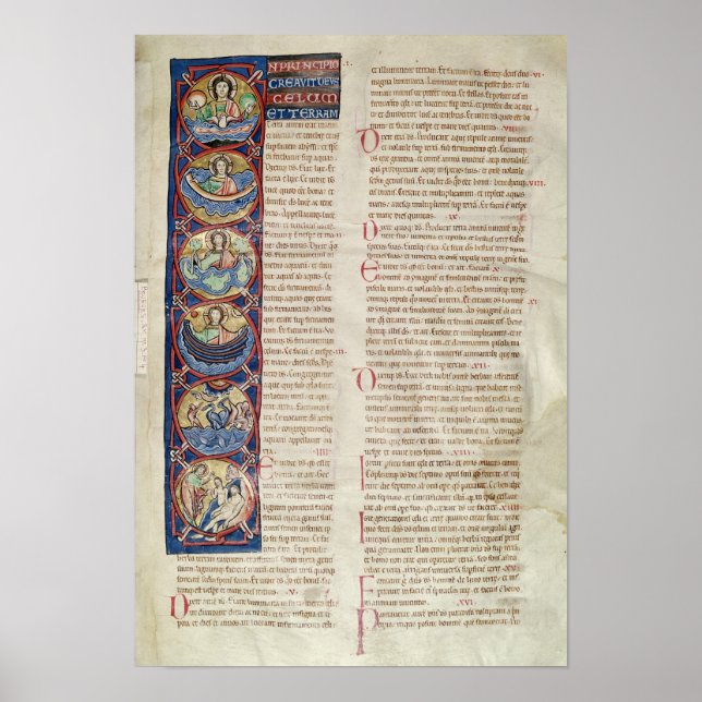 Póster Los seis días de la creación (Frente)