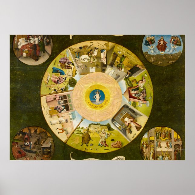 Póster Los siete pecados mortales y las cuatro últimas co (Frente)