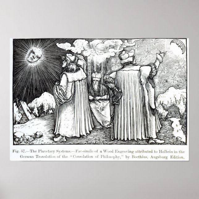 Póster Los sistemas planetarios (Frente)