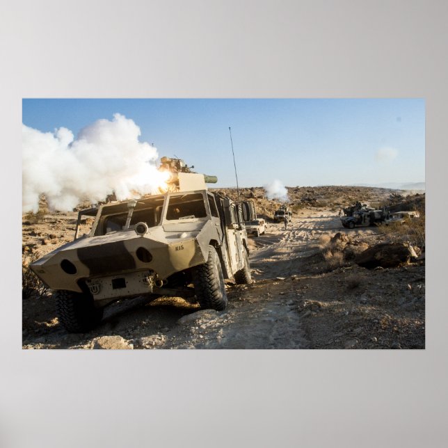 Póster Los Soldados Defienden Su Posición (Frente)