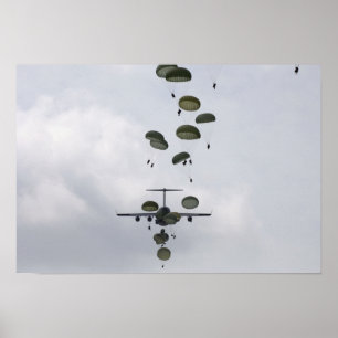 Póster Los soldados del ejército saltan de A.C. - 17