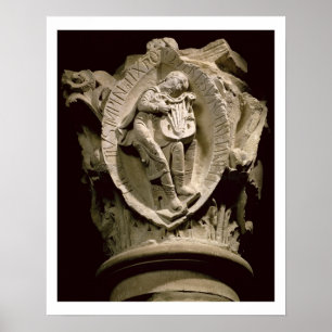 Póster "Los sonidos de la música", capital de columna del