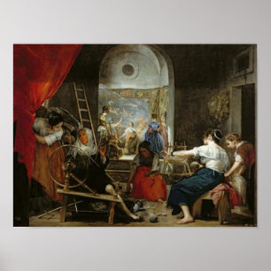 Póster Los Spinners, o la fábula de Aracne, 1657