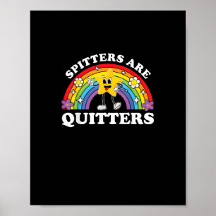 Póster Los Spitters Son Quitters De Edgia Inapropiada Hum