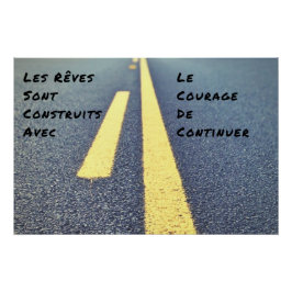 Póster “Los Sueños” Cartel Mural Cita Positiva