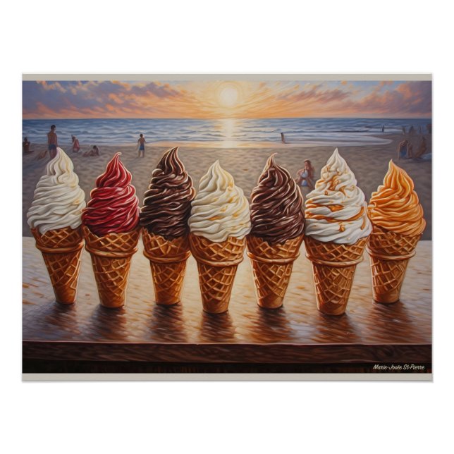 Póster Los sueños de helado están hechos de estos (Anverso)