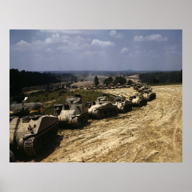 Póster Los tanques americanos (Frente)