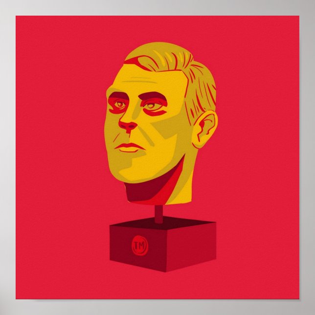 Póster Los taskmasters Shiny Golden Head (Frente)